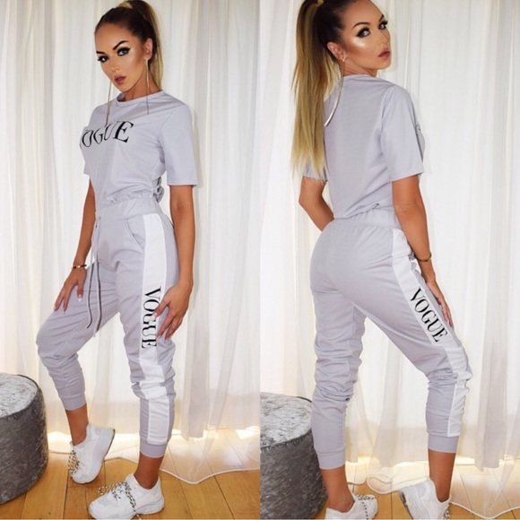 ✨VOGUE 2pc Lounge Track Suit✨ - Picture 2 of 5